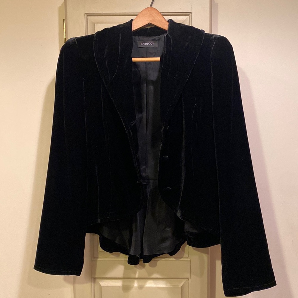 Ideology brand from Anthropology - velvet blazer